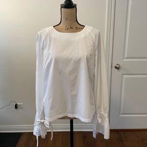 FRAME White Cotton Blouse - L